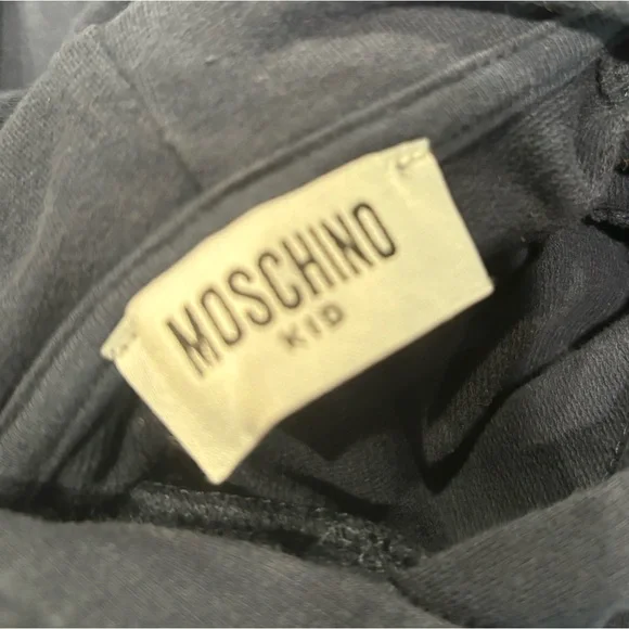 Moschino kids size 4 blue hoodie - Picture 2 of 2